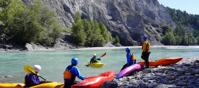 Wildwasser Kajakkurs für Einsteiger