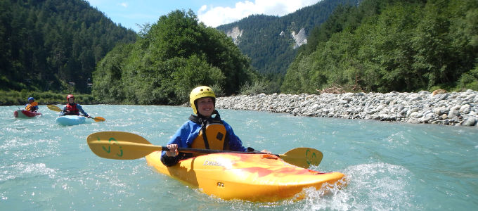 Wildwasser Kajakkurs für Einsteiger