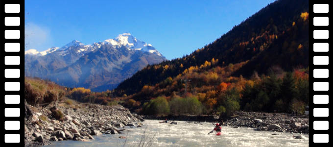 Wildwasser paddeln in Georgien