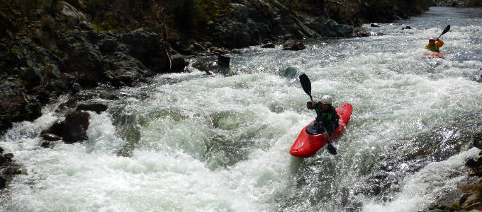 Wildwasser paddeln auf Korsika